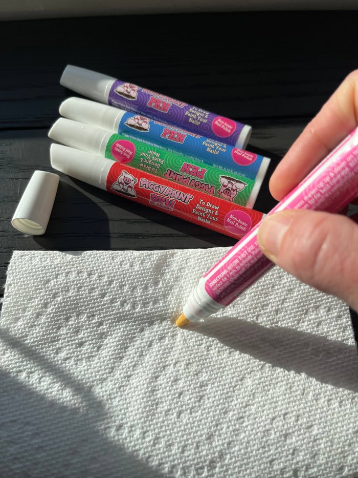 Piggy PINK Piggy Paint Pen Non-Toxic Kids Nail Polish
