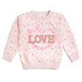Pink Rose Love Patch Sweatshirt - Kids Boutique Clothing