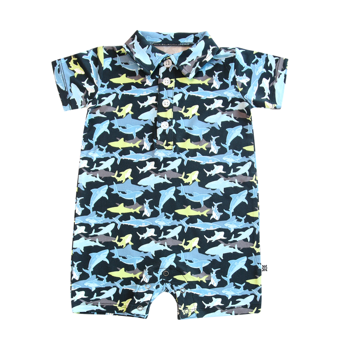 Polo Romper | Sharky