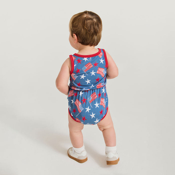 Posh Peanut Sam Varsity Romper
