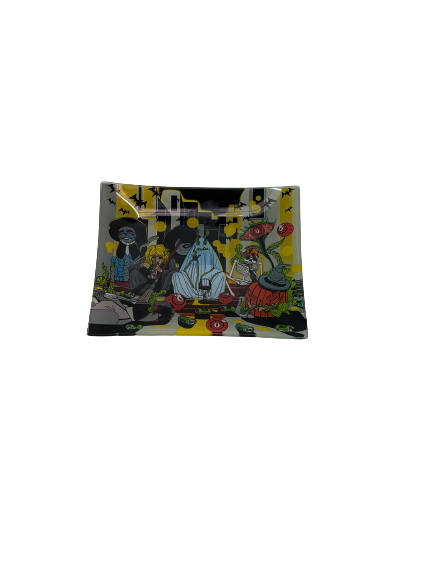 Premium Glass Rolling Tray