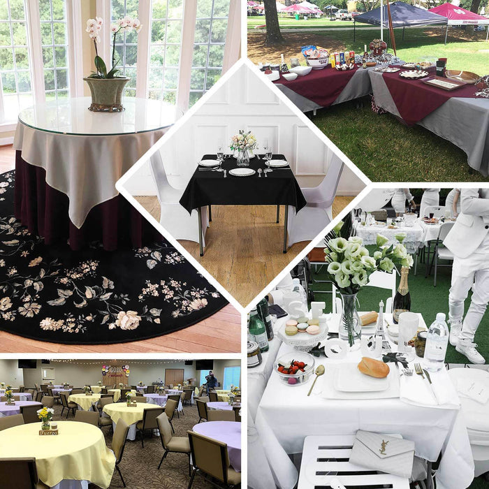 Elegant table settings for various events and occasions.