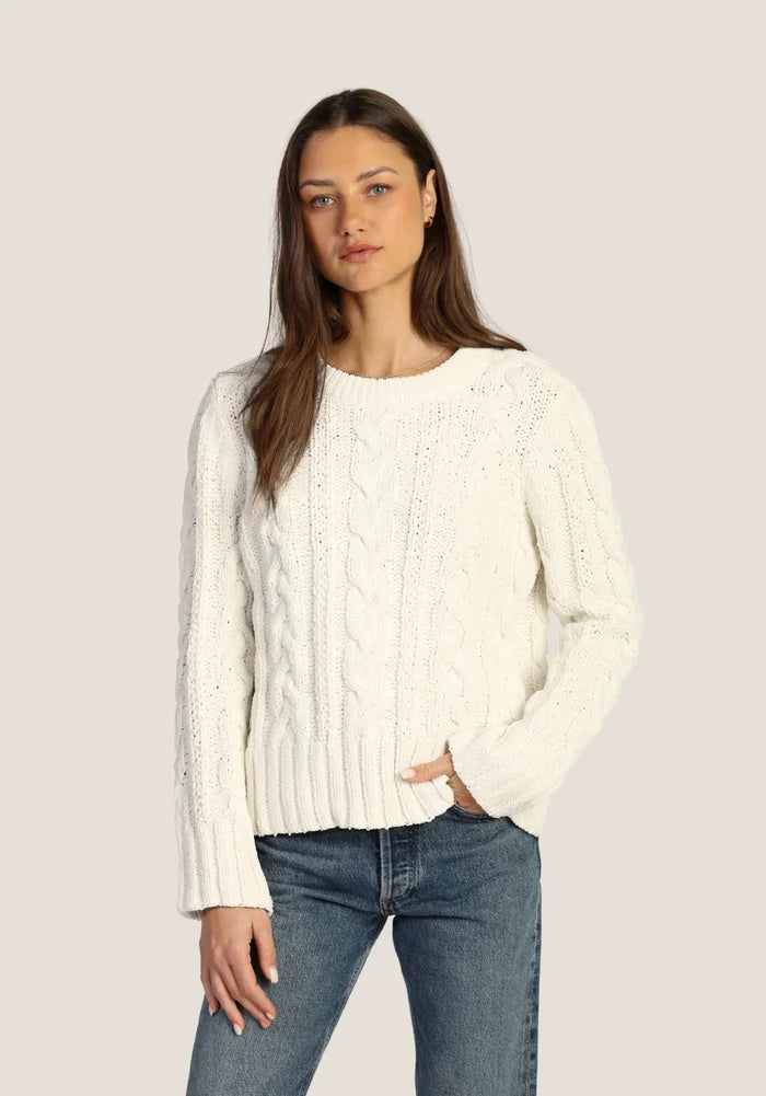 Preston Plush Cable Sweater