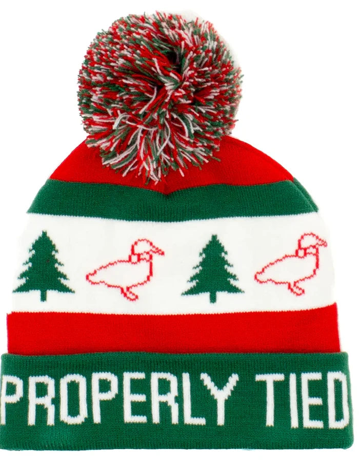 Properly Tied Boys Breck Beanie Christmas Tree