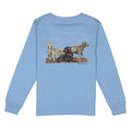 Properly Tied Boys Hunting Dogs Long Sleeve | Light Blue