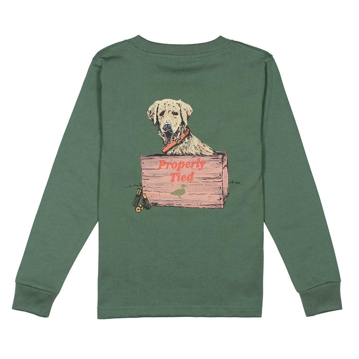 Properly Tied Boys Little Shot Long Sleeve | Fern