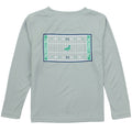 Properly Tied Boys Performance Tee Long Sleeve Football Field