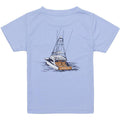 Properly Tied Boys Performance Tee Short Sleeve Deep Waters