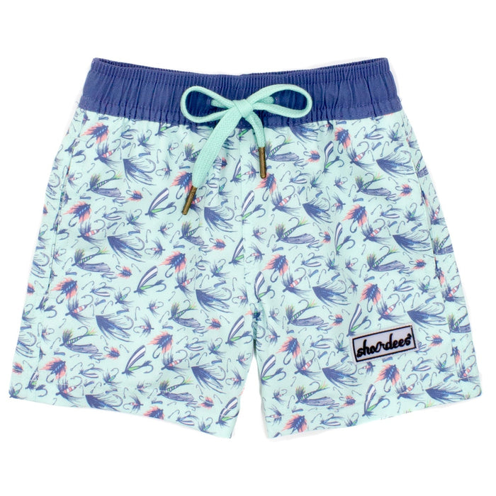 Properly Tied Boys Shordees Swim Trunk Stay Fly