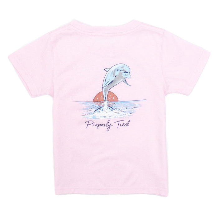 Properly Tied Girls Dolphin Short Sleeve