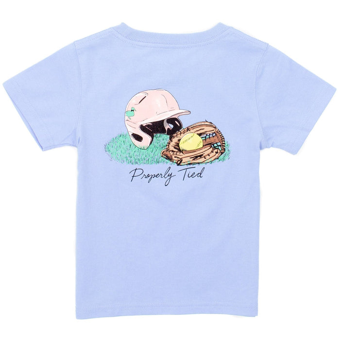 Properly Tied Girls Softball Short Sleeve