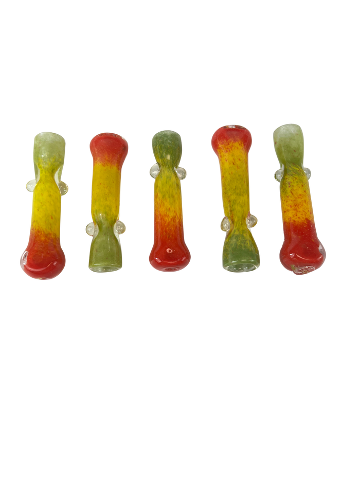 Rasta Assorted Chillums - 10 Pack