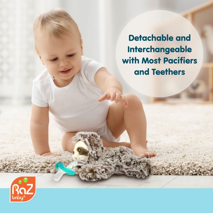 RaZbuddy Coby Cow Paci/Teether Holder