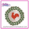 Rooster Wreath Template & Digital Cut File
