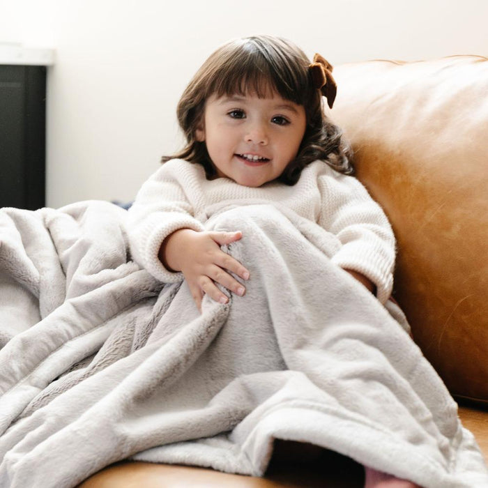 Saranoni Lush Toddler Blanket | Feather