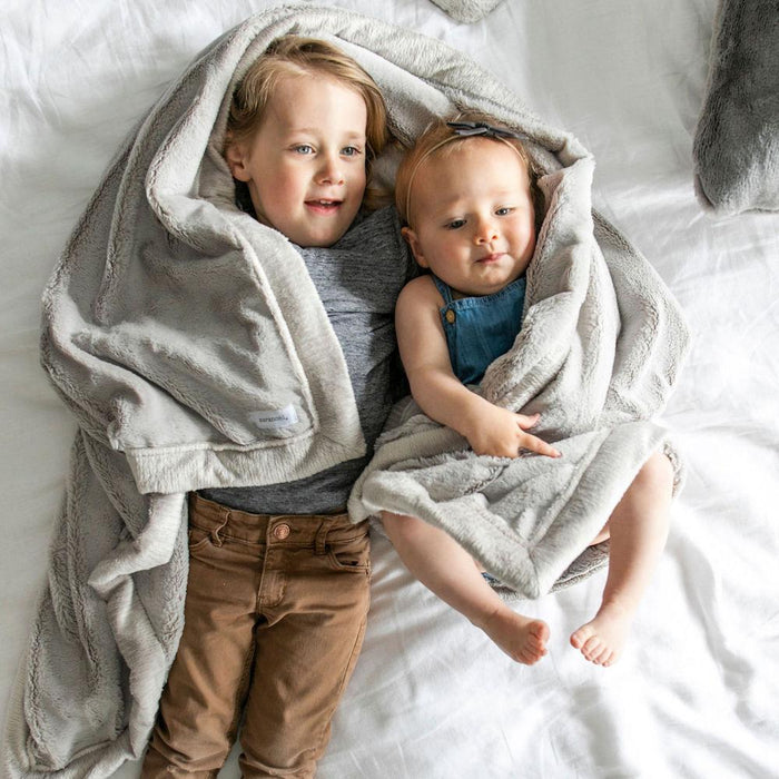 Saranoni Lush Toddler Blanket | Feather