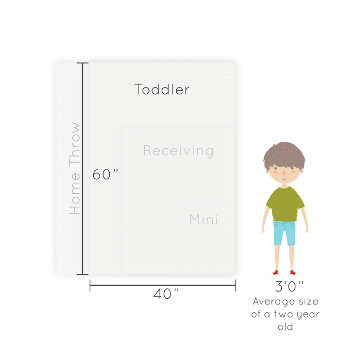 Saranoni Lush Toddler Blanket | Feather