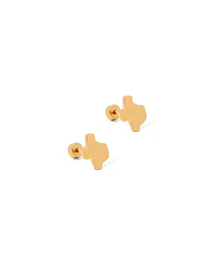 Screwback Stud Earrings - Big Texas