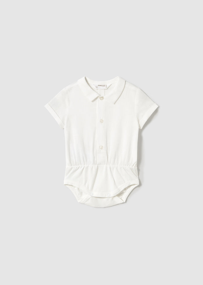 Short Sleeve Bodysuit Natural
