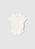 Short Sleeve Bodysuit Natural