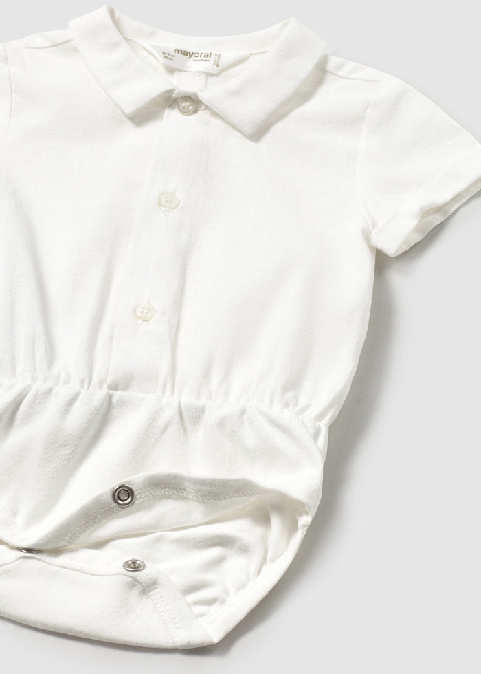 Short Sleeve Bodysuit Natural