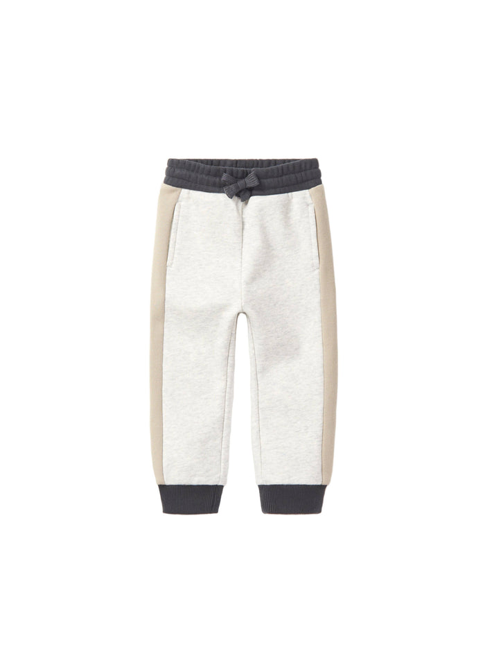 Side Stripe Jogger - Stone Grey