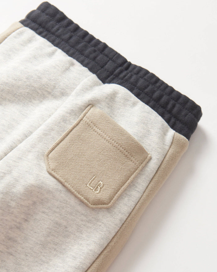 Side Stripe Jogger - Stone Grey
