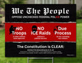 Signs of justice.