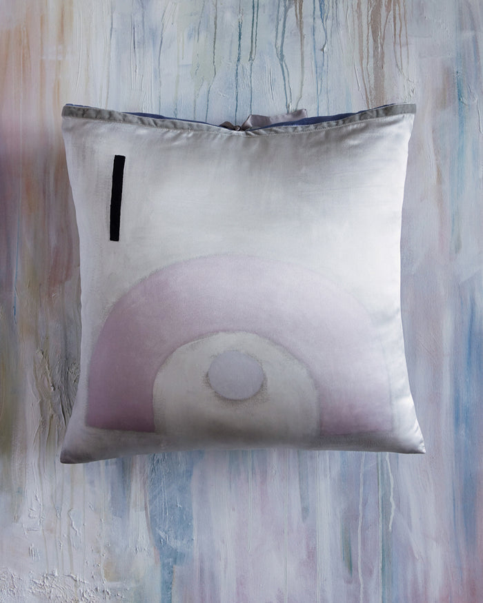 Silk Print Pillow Balance Study No 1 20x20