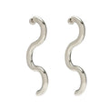 Silver Serpentine Earrings