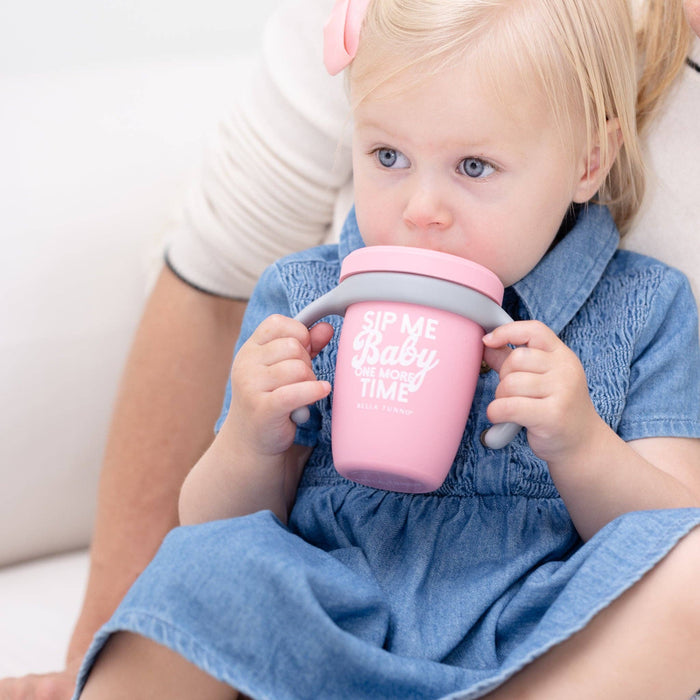 Sip Me Baby Happy Sippy Cup: Pink