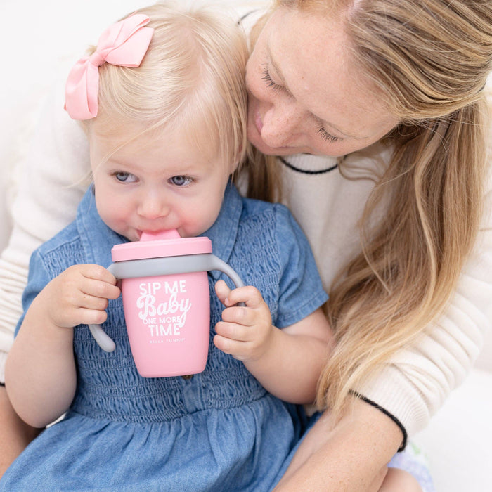 Sip Me Baby Happy Sippy Cup: Pink