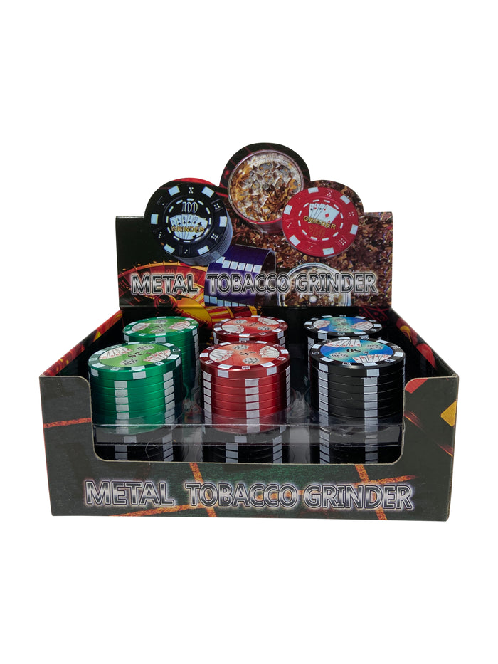 Small Metal Poker Grinders (12ct)