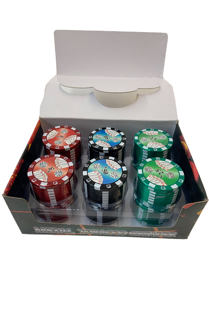 Small Metal Poker Grinders (12ct)