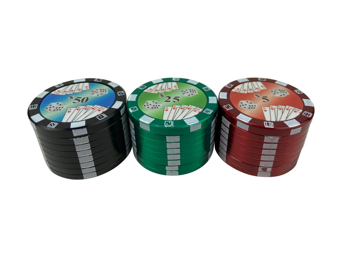 Small Metal Poker Grinders (12ct)
