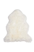 Small Sheepskin Throw - White