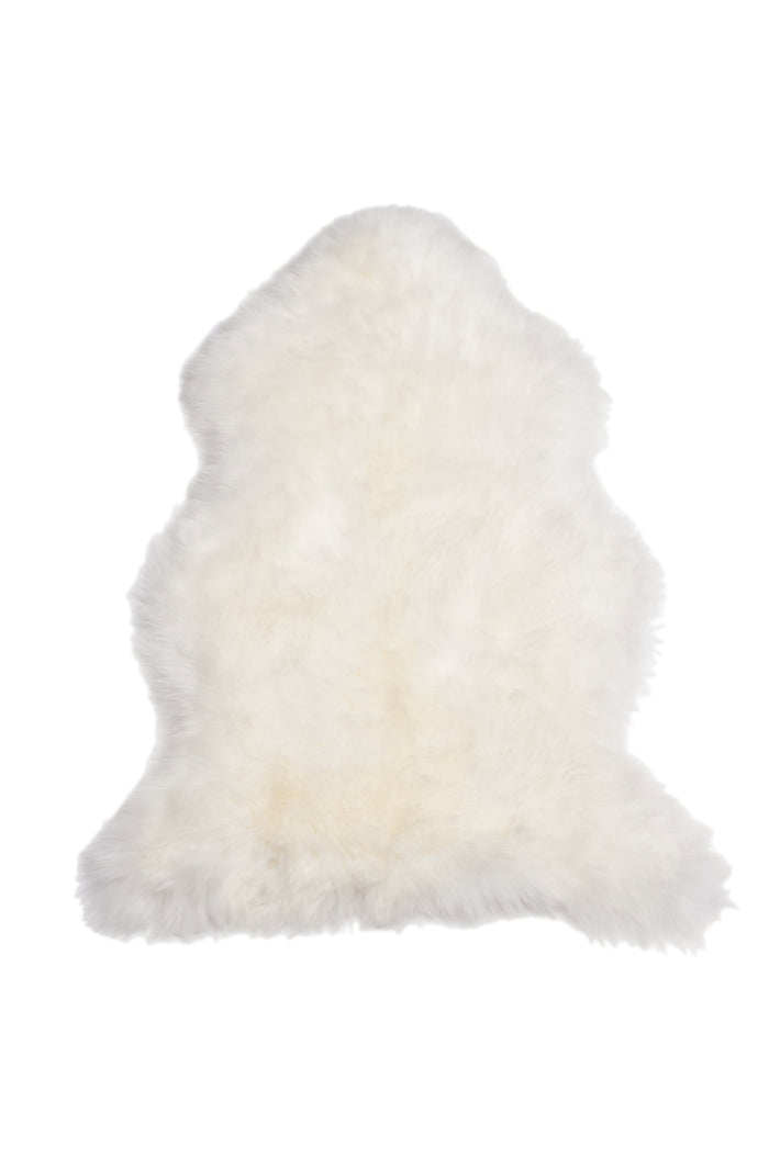 Small Sheepskin Throw - White