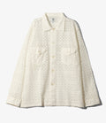 Smokey Shirt - White - Cutwork Embroidery