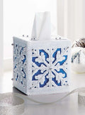 Snowy Winter Plastic Canvas Tissue box Cover