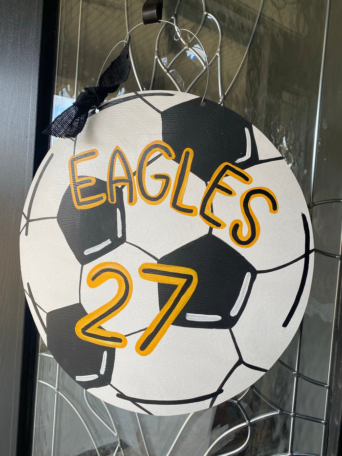 Soccer Ball Door Hanger