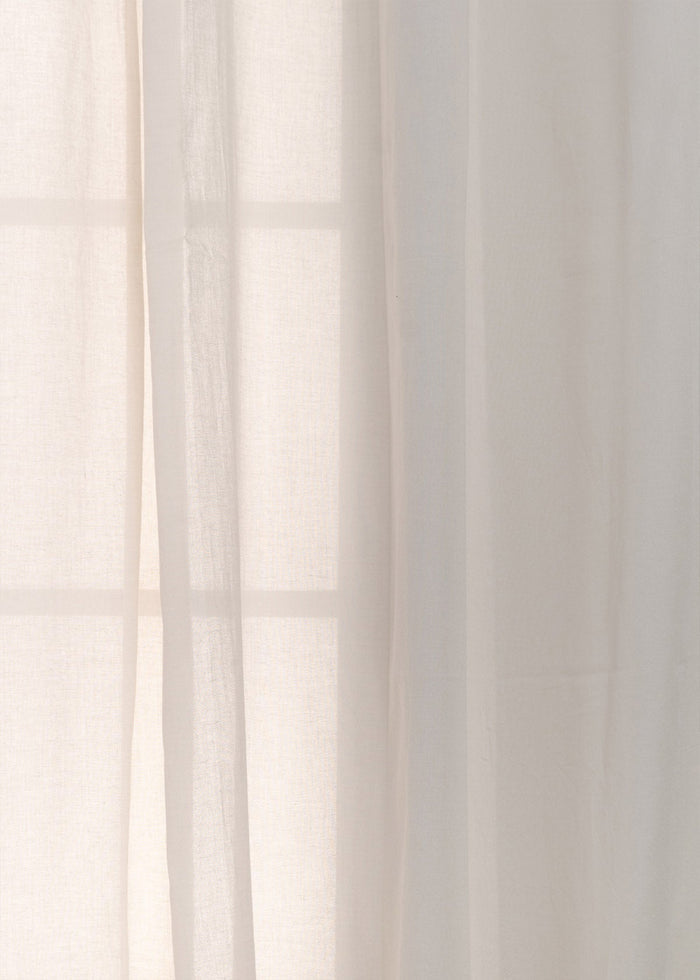 Solid sheer Fabric - Grey