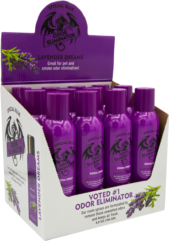 Special Blue Room Spray 12 PC Display