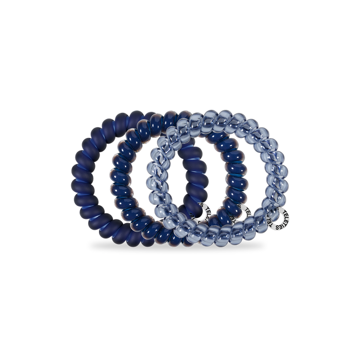 Spiral Hair Coils | Large | Nightfall Navy Hair Ties