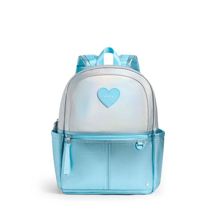 STATE Kane Double Pocket Backpack | Blue Iridescent