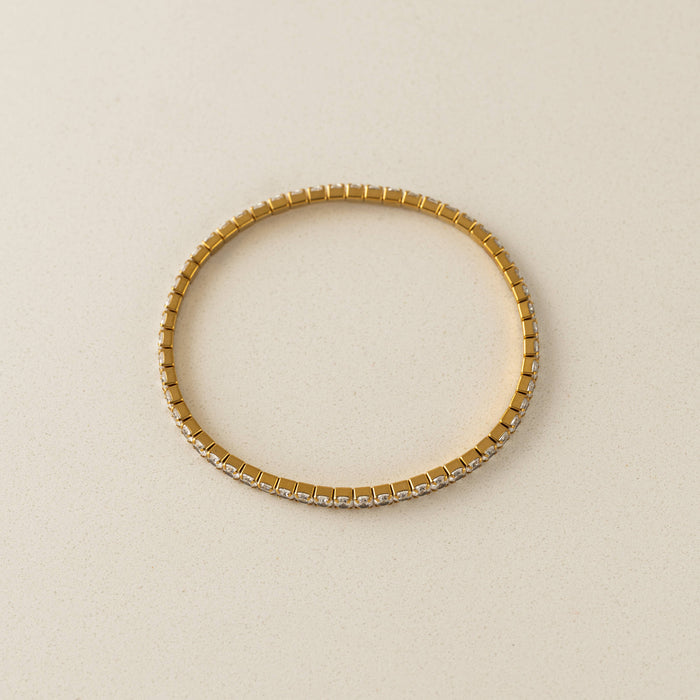 Stretch CZ Tennis Bracelet