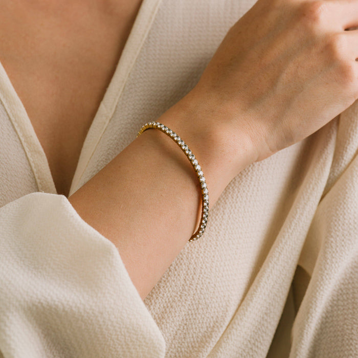 Stretch CZ Tennis Bracelet