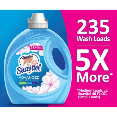 Suavitel Ultra Field Flowers Fabric Conditioner (169 oz., 220 loads)