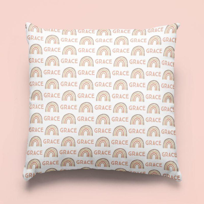 Sugar + Maple Custom Pillow | Rainbows