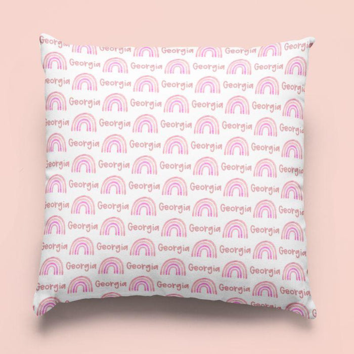 Sugar + Maple Custom Pillow | Rainbows
