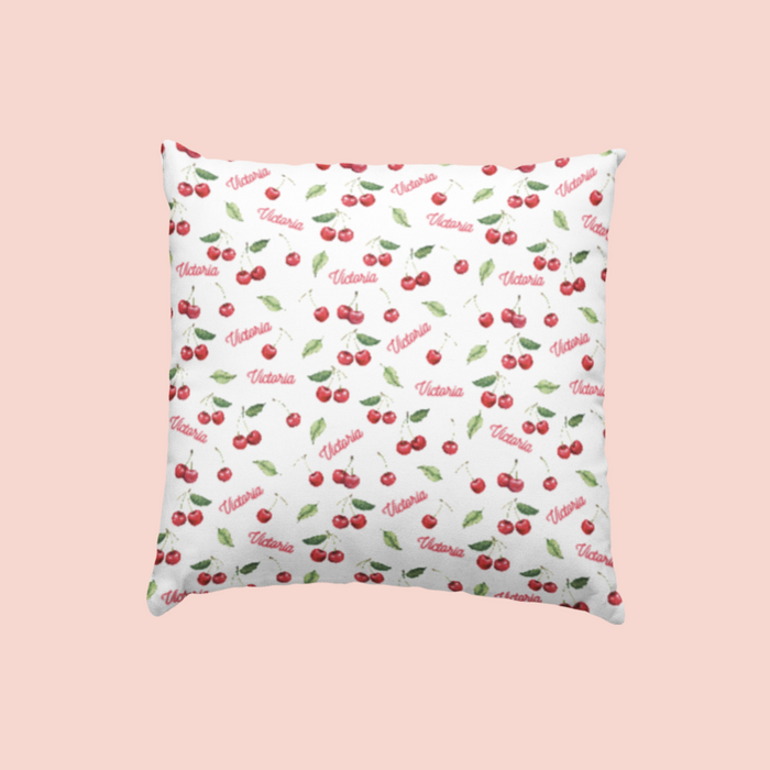 Sugar + Maple Custom Pillow | Very Cherry
